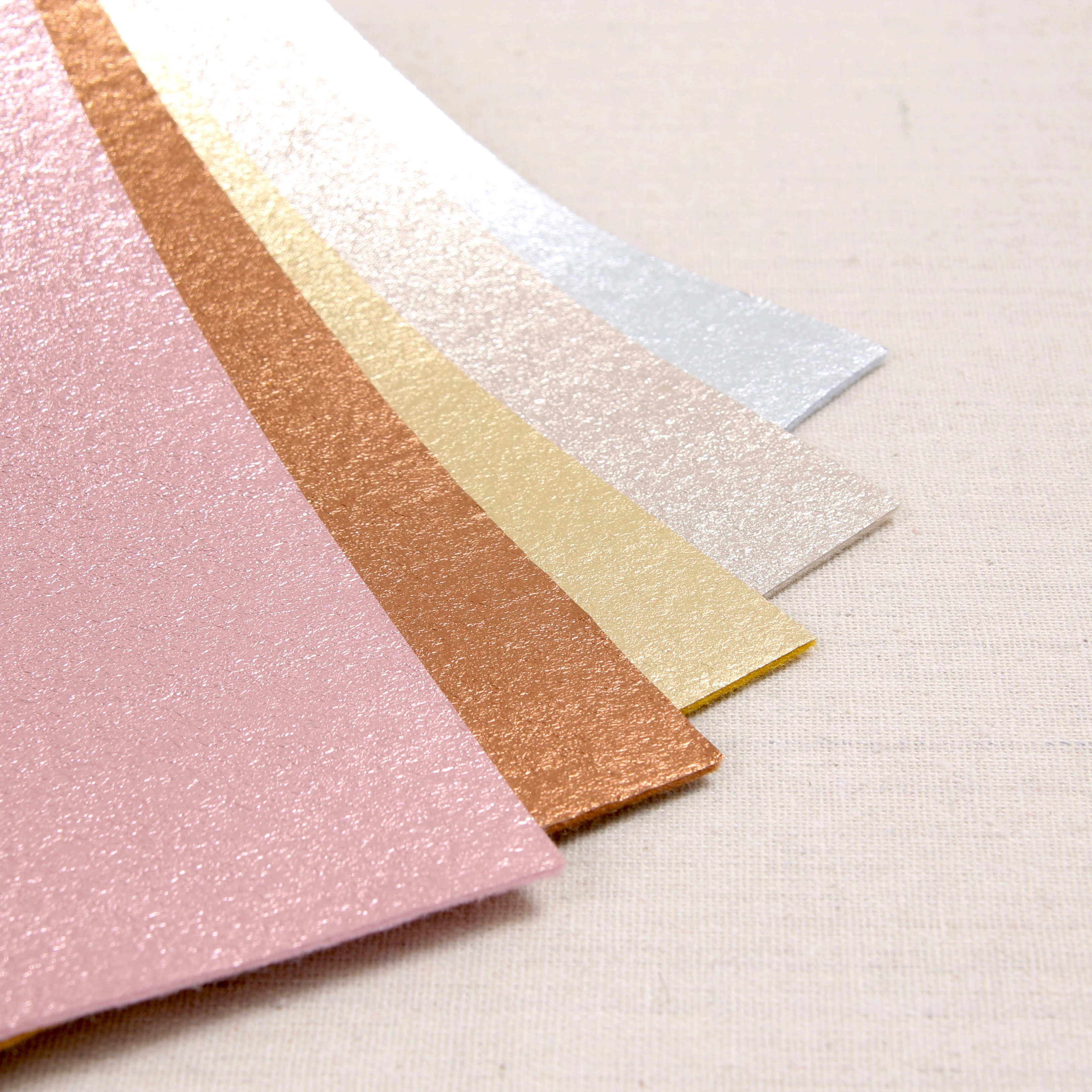 Champagne Metallic Felt - Image 3