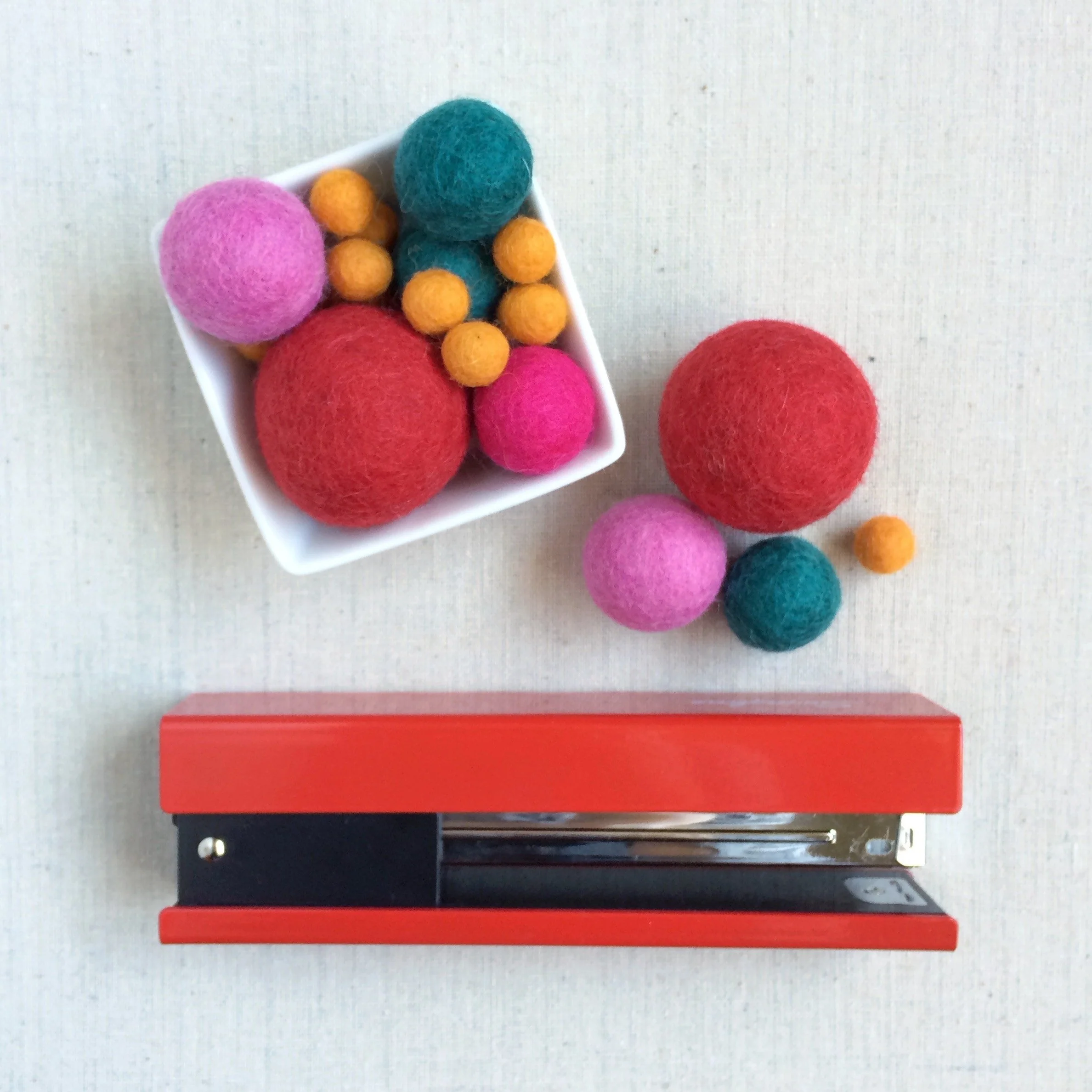 Multi Color Felt Balls - Image 4