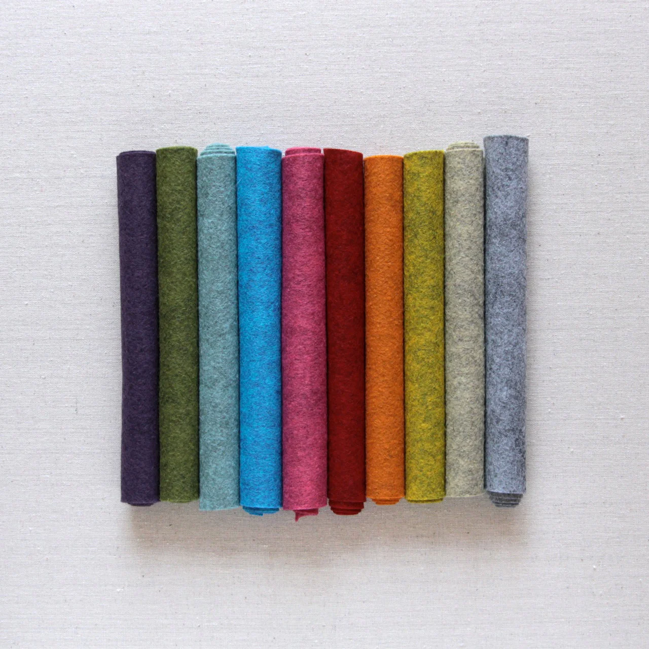 Pumpkin Wool Blend Felt - Image 3